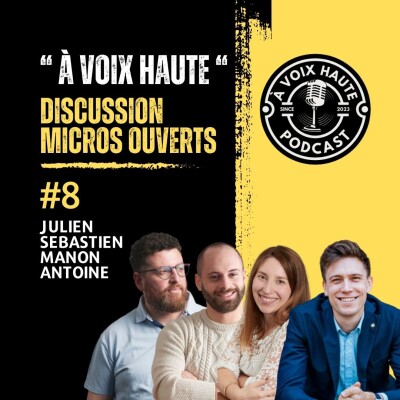 [À Voix Haute] épisode 8 - Le voyage de l'entrepreneur - Julien, Seb, Manon et Antoine cover