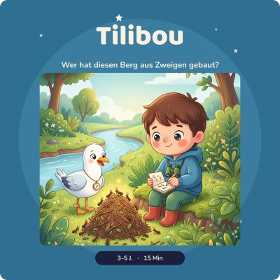 Wer hat diesen Berg aus Zweigen gebaut?