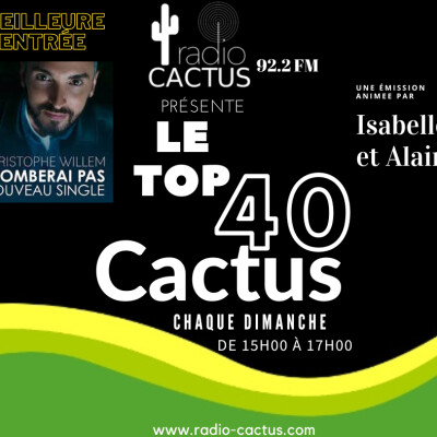 Top 40 Cactus du 14 mai 2023. cover