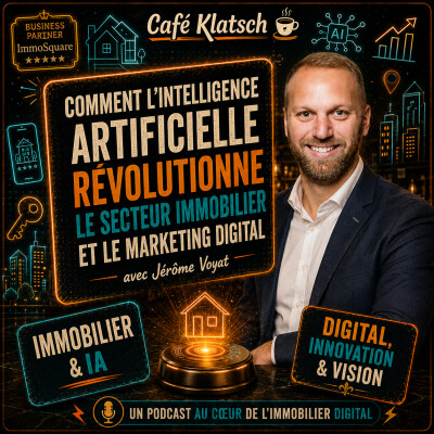 Comment l'Intelligence Artificielle Révolutionne le Secteur Immobilier et le Marketing Digital (avec Jérôme Voyat) cover