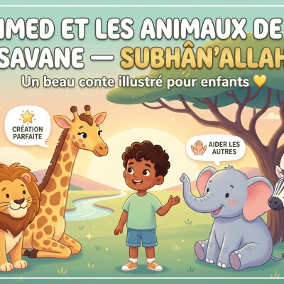 Ahmed et les animaux de la savane cover