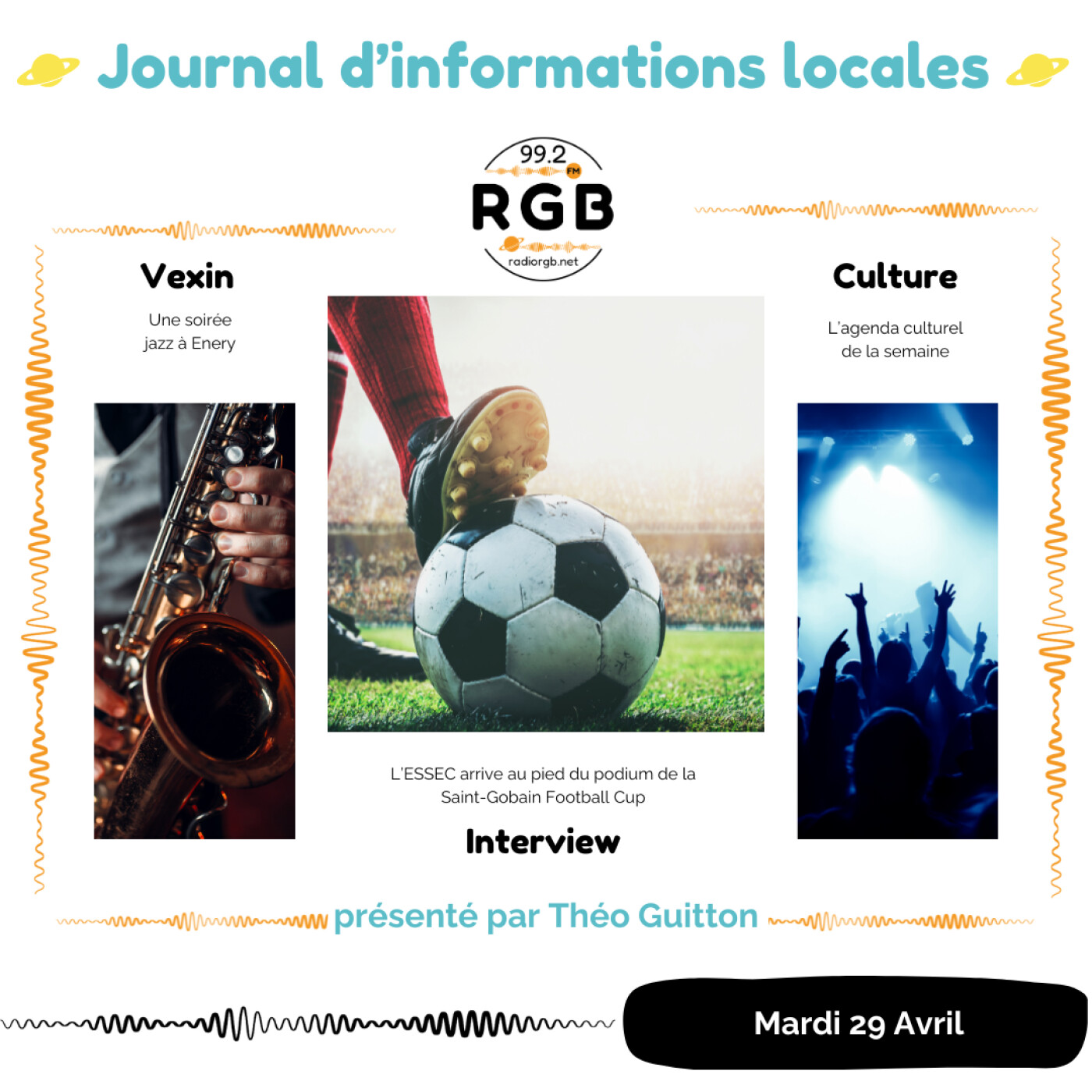 Le journal d\'informations locales - Radio RGB Cergy-Pontoise