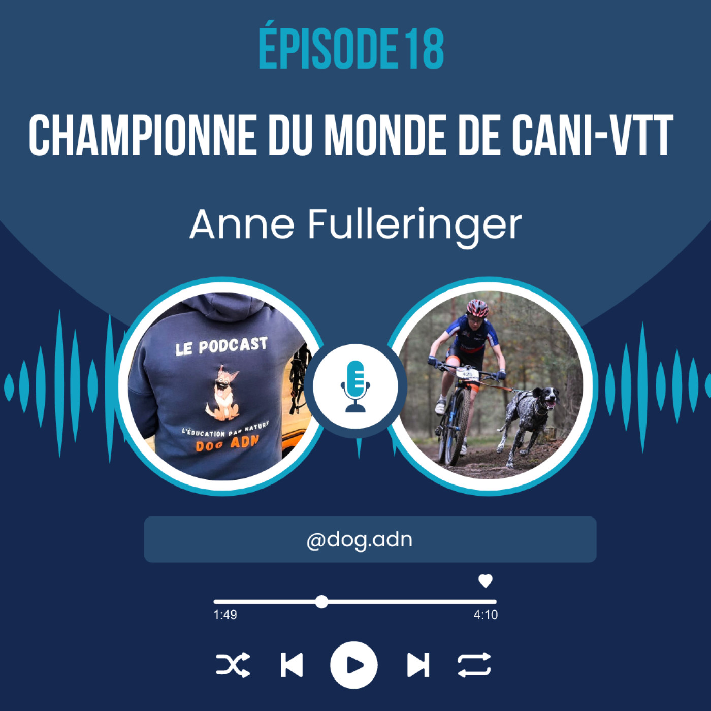 #18 Anne Fulleringer, Championne du Monde de Cani-VTT episode artwork