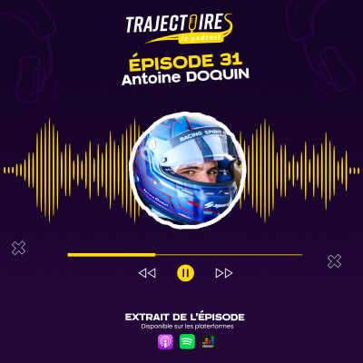 EXTRAIT - ANTOINE DOQUIN - Des pistes enneigées aux pistes asphaltées, le parcours d'un jeune pilote déterminé cover