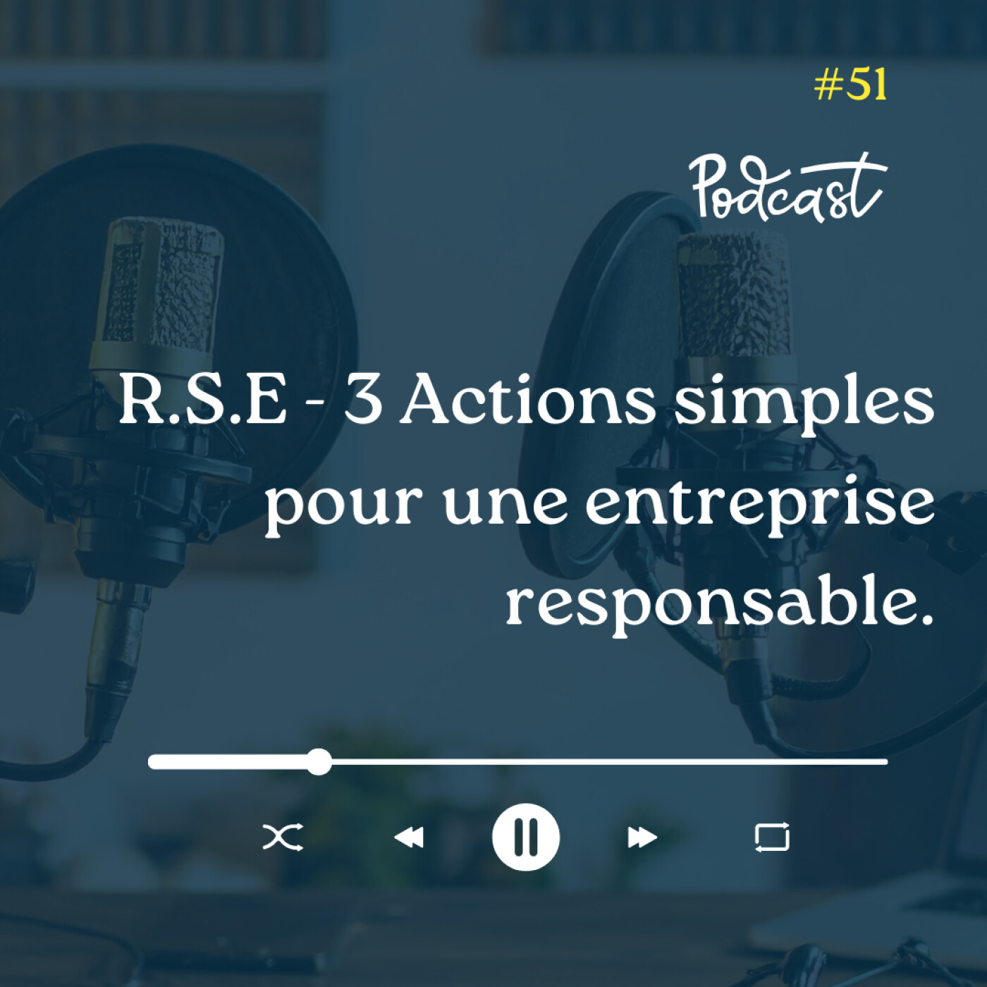 3 Minutes Pour Entreprendre #51 - R.S.E - 3 Actions simples pour une entreprise responsable episode artwork