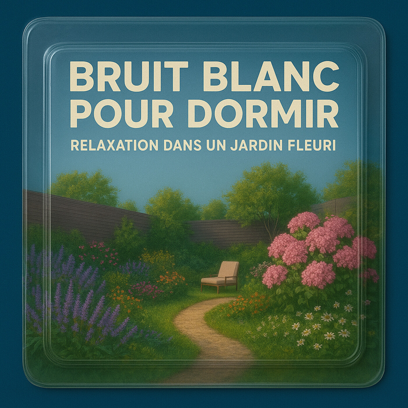 1 Heure Bruit Blanc pour DORMIR | Plongez dans l'ambiance d'un jardin luxuriant en toute sérénité | Méditation et ASMR hypnose