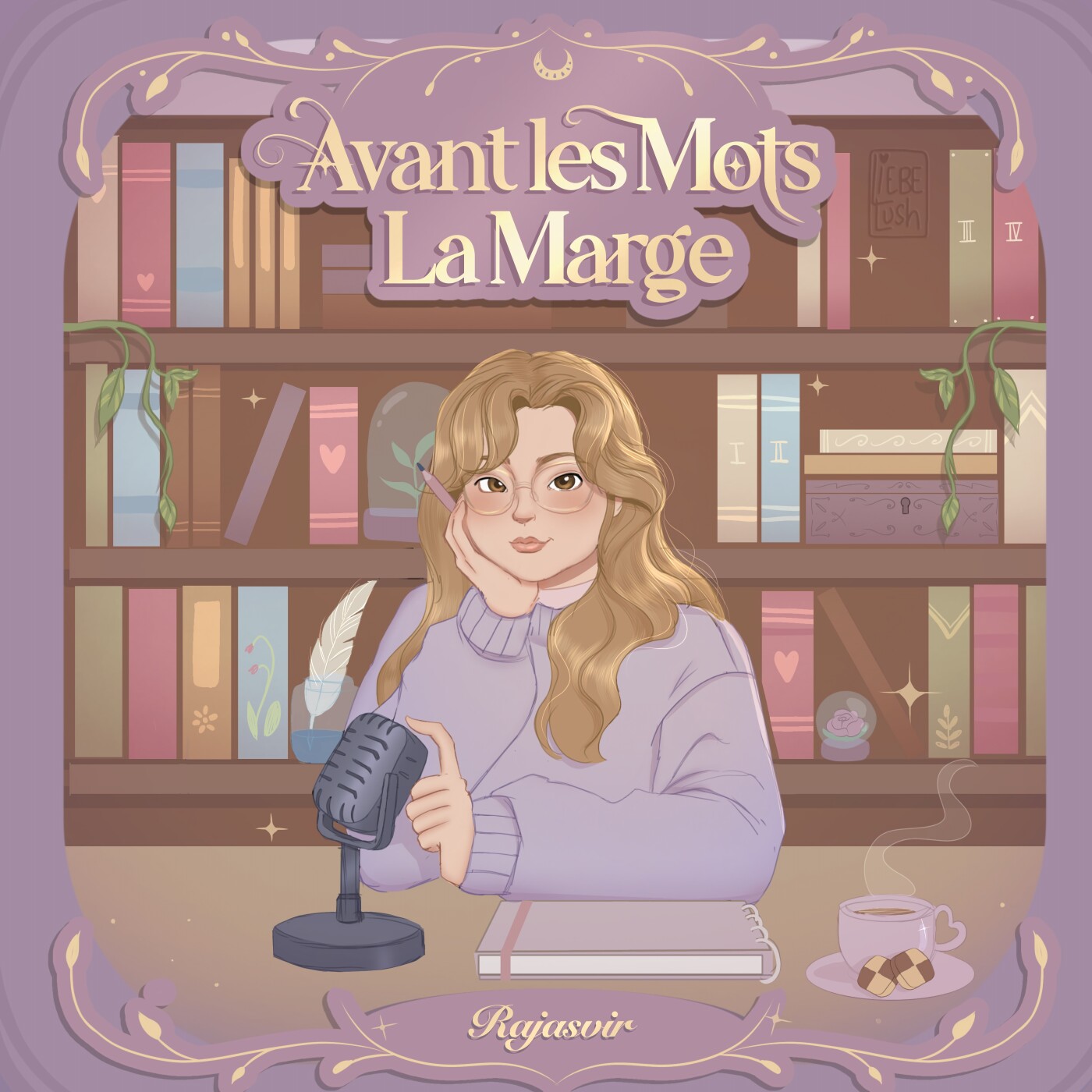 Logo of the podcast Avant les mots, la marge. Podcast Avant les mots, la marge.