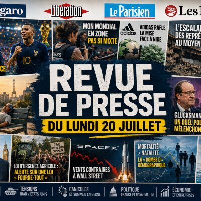 Revue de presse du 20 juillet cover