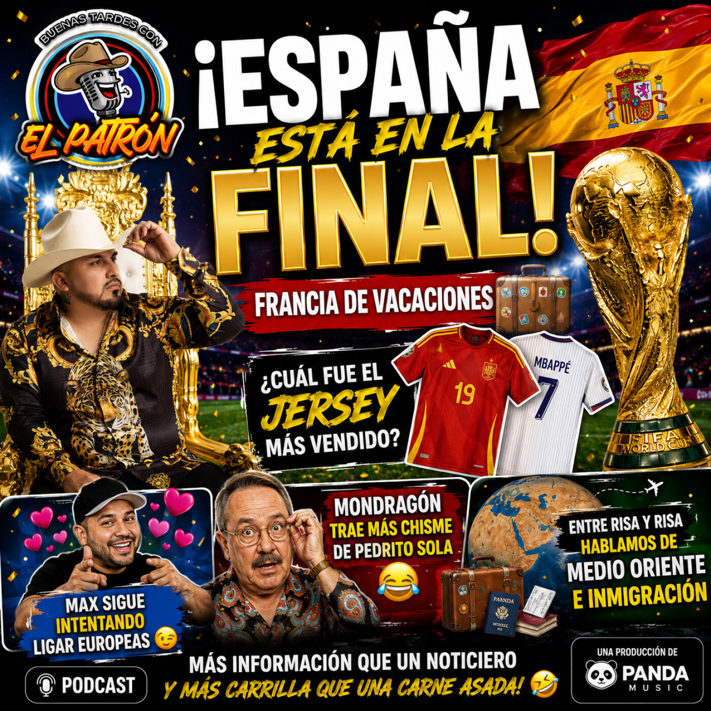 España a la FINAL! Francia de vacaciones, Pedrito Sola y ligue europeo 😂⚽🔥