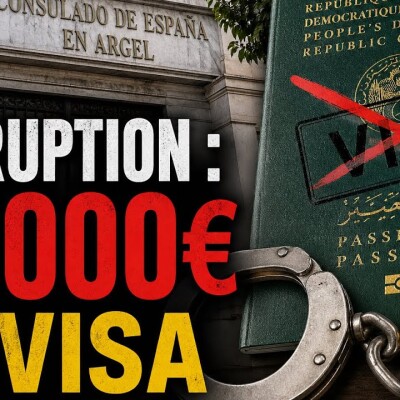 25 000€ le VISA/Gros Scandale de trafic de Visa Schengen : Le Vice-Consul d'Espagne à Alger arrêté ! cover