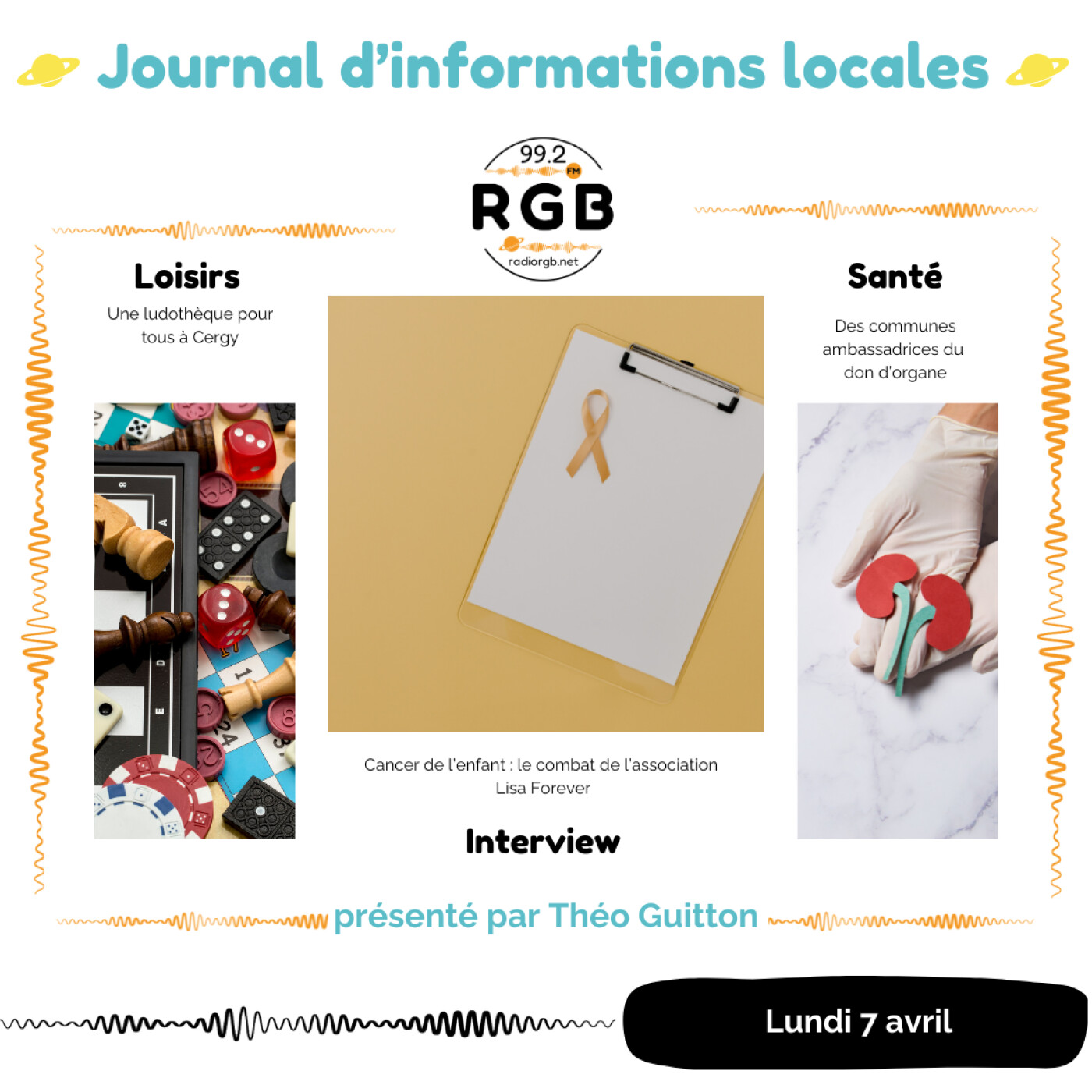 Le journal d\'informations locales - Radio RGB Cergy-Pontoise