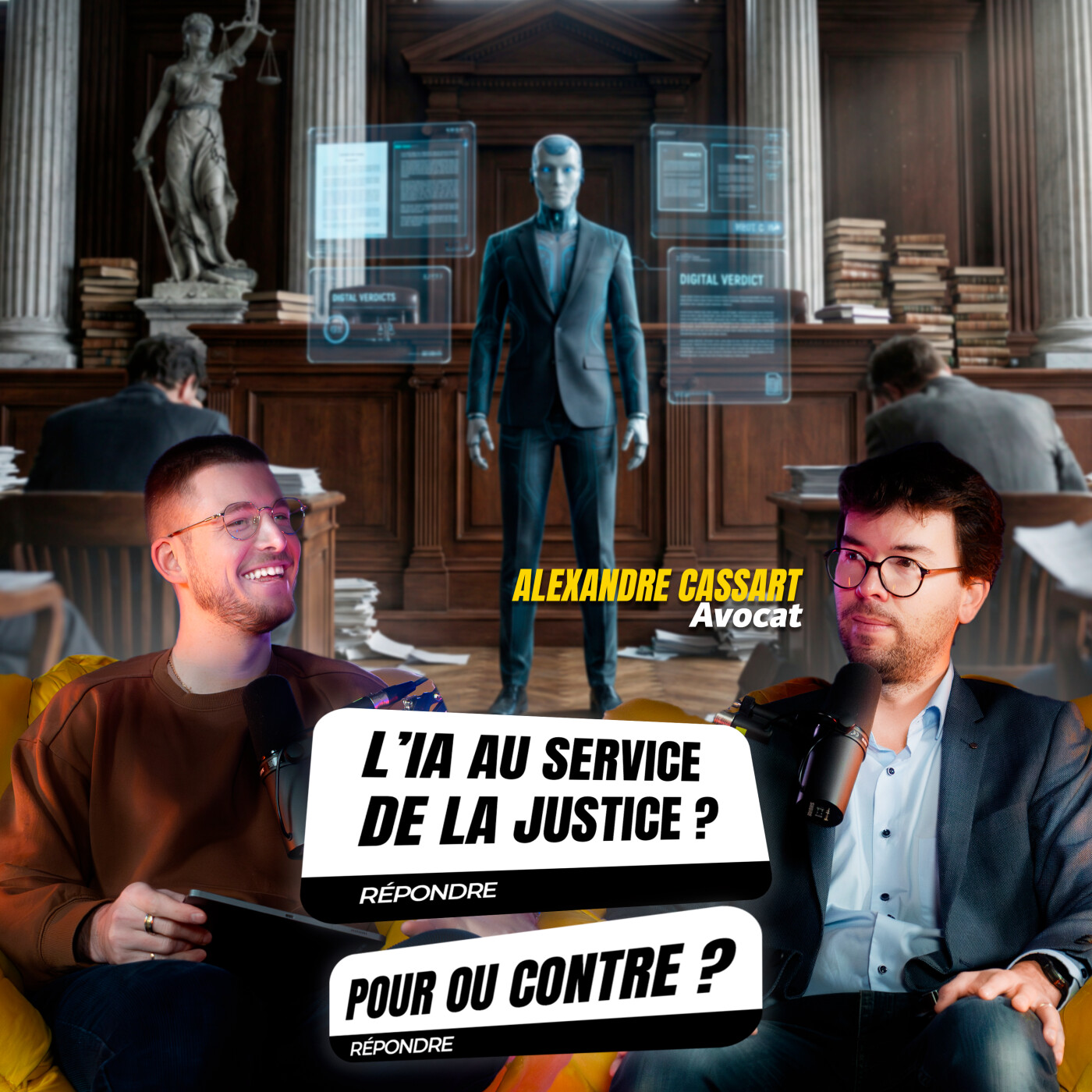 LA JUSTICE AUX MAINS D'UN ROBOT ?!  - LES VOIX DE L'IA