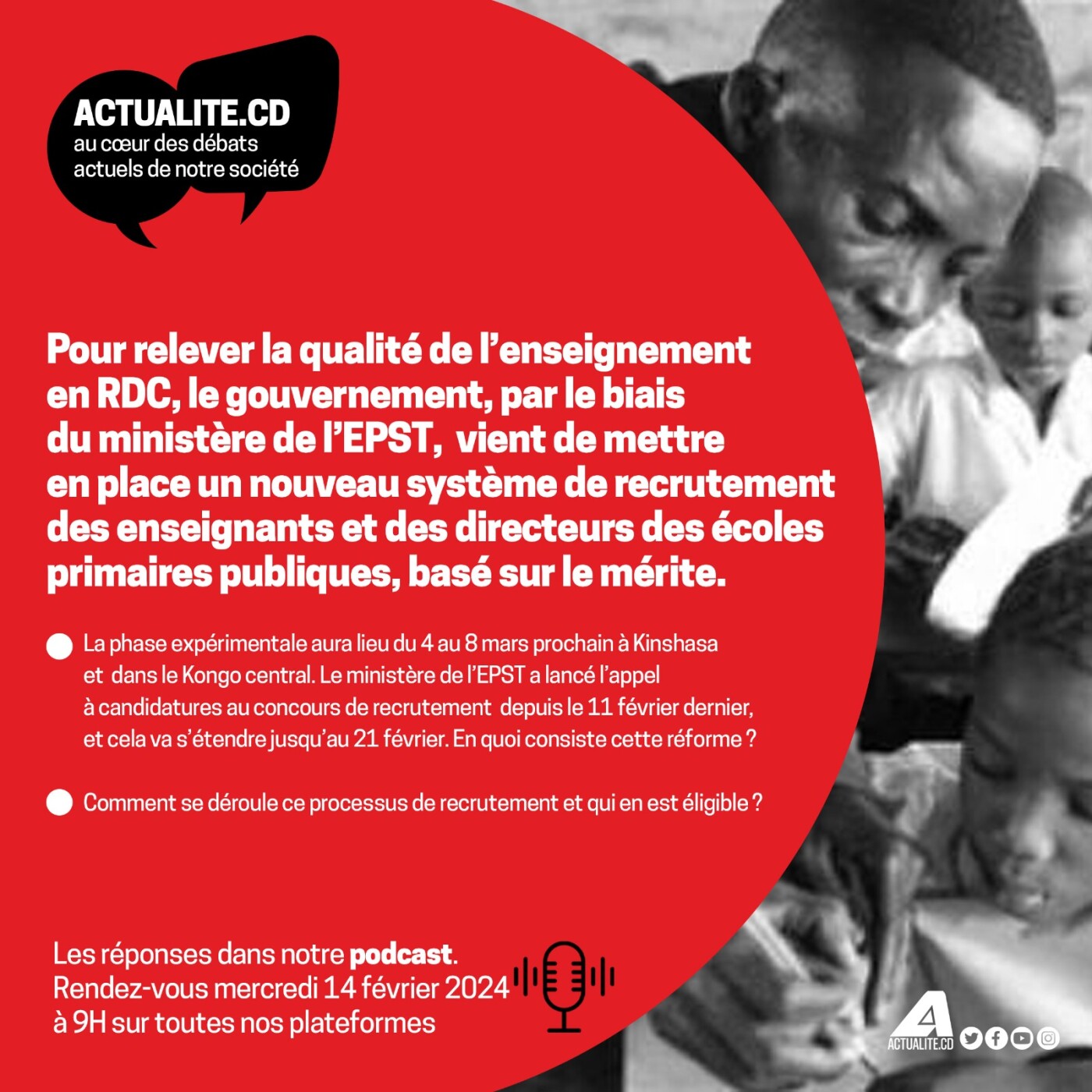 ACTUALITE.CD-Le Podcast