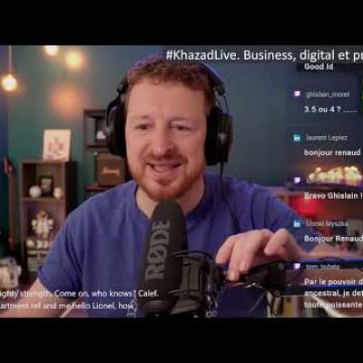 Facebook vidéo, IA de Méta Llama, la guerre des IA, web 2.0 vs web 3.0 [KhazadLive 19/07] cover