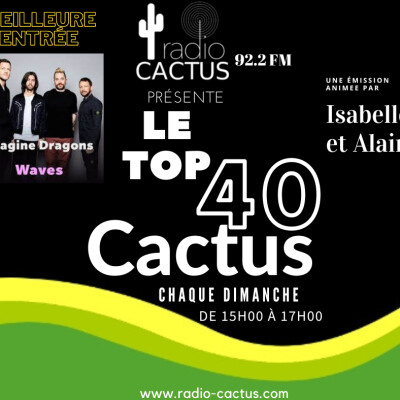Top 40 Cactus du 24 septembre 2023. cover