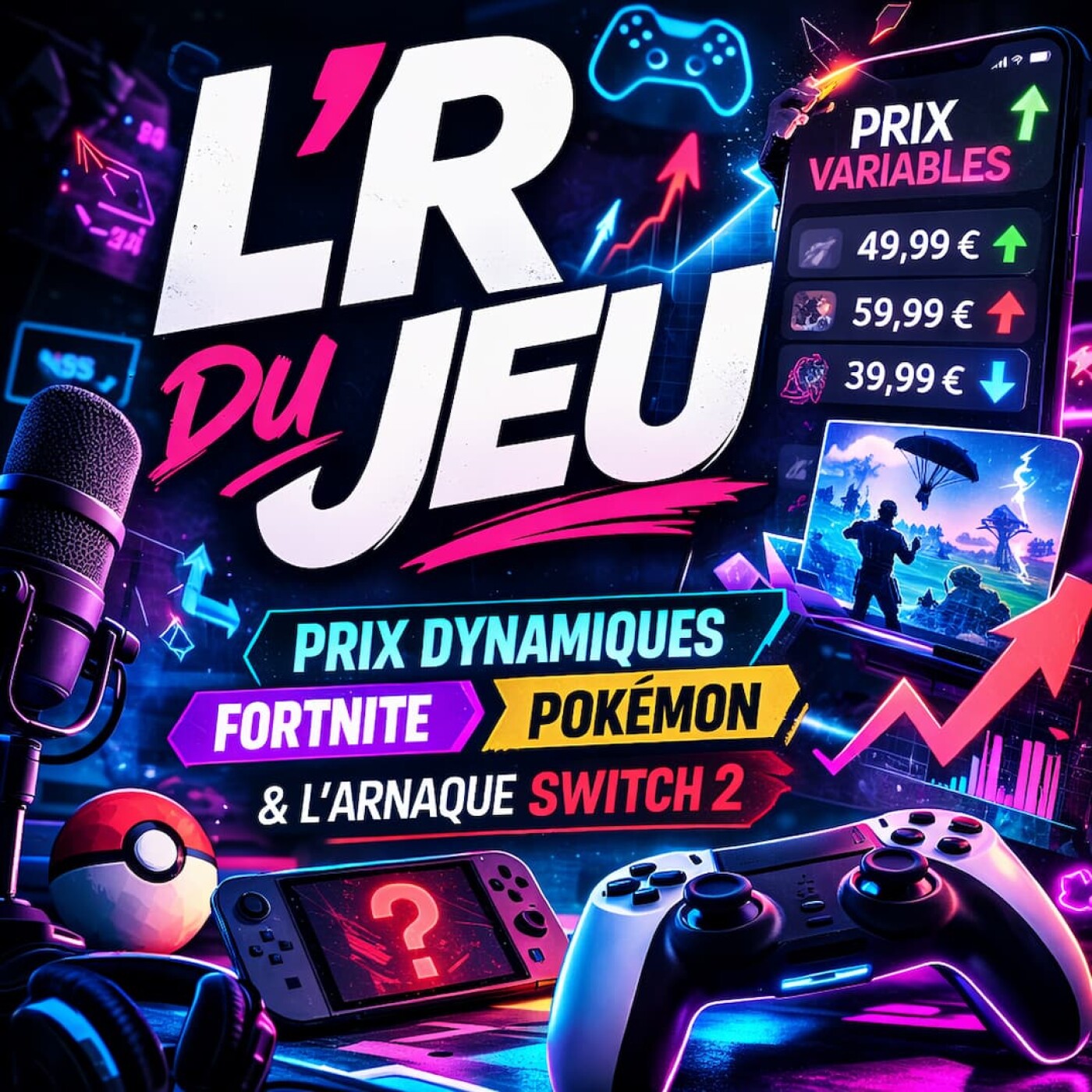 Quels sont les 5 enjeux majeurs du jeu vidéo et de la pop culture aujourd'hui ? episode artwork