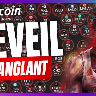 🩸Réveil sanglant pour les cryptos. Passage obligatoire pour repartir ! cover