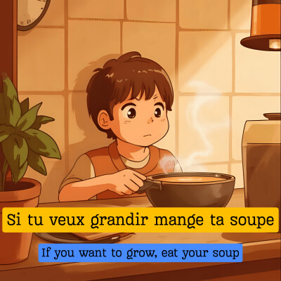 Si tu veux grandir mange ta soupe cover