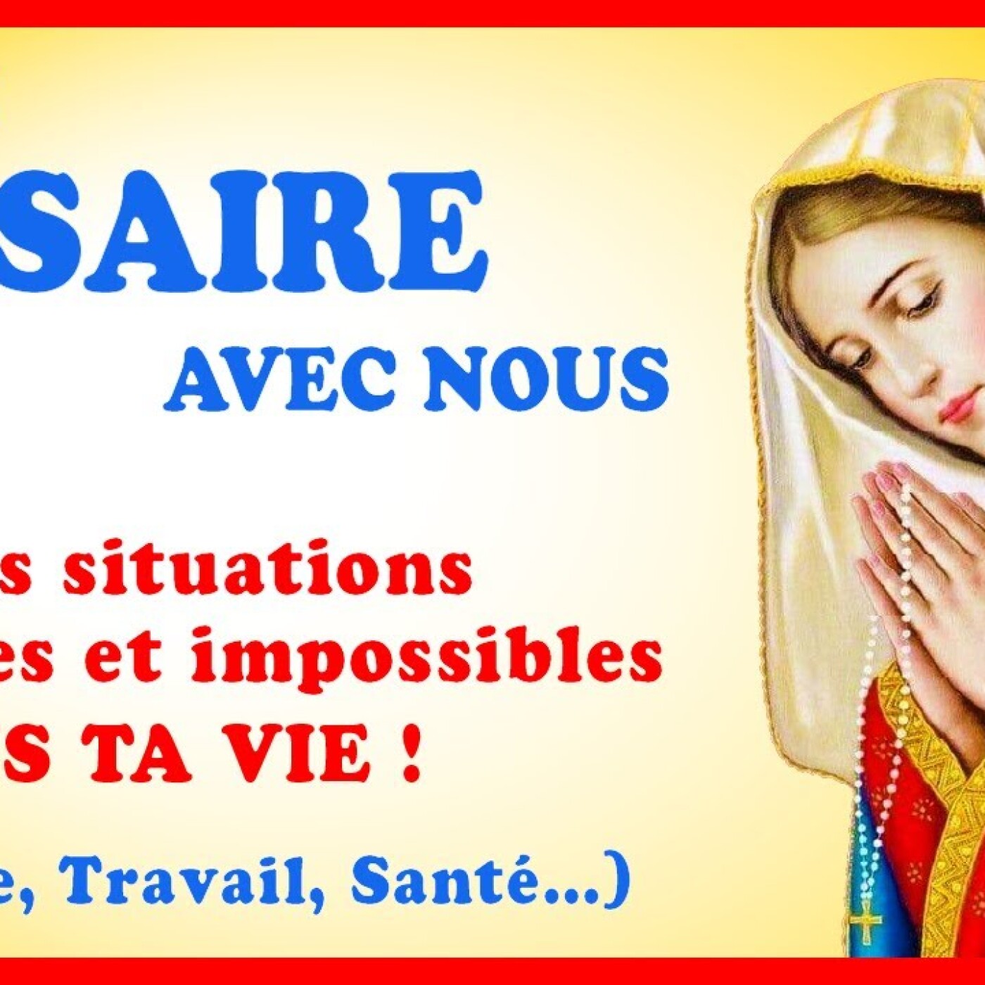 ROSAIRE - Prie avec nous 🙏 Famille, Travail, Santé… Avril #PÂQUES episode artwork