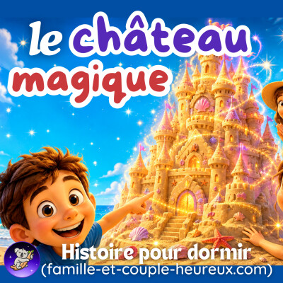 Le château de sable magique 🏖️ Histoire pour s'endormir Enfant | famille 🌙 Patricia Histoires cover