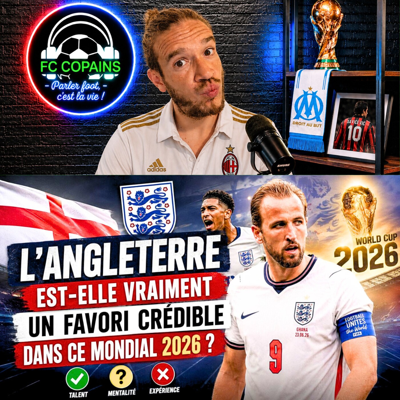Débat Coupe du Monde 2026 - L'Angleterre est-elle vraiment un favori crédible dans ce Mondial 2026 ?