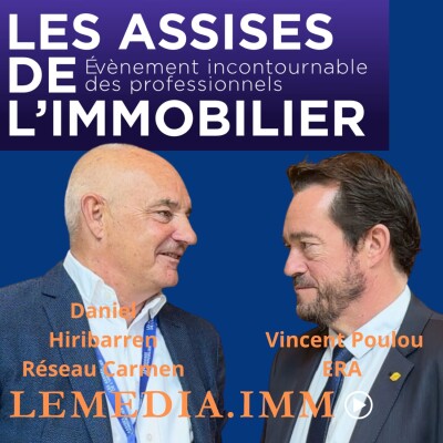 Daniel Hiribarren créateur du réseau Carmen & Vincent Poulou  président de la fnaim Aquitaine cover