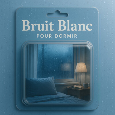 1 H de PLUIE douce pour DORMIR 🌧️ Trouver le sommeil avec ce BRUIT BLANC | Hypnose naturel cover