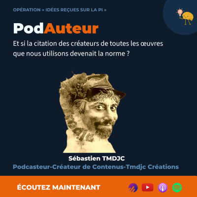 Idée reçue sur la Propriété Intellectuelle avec Sebastien TMDJC cover