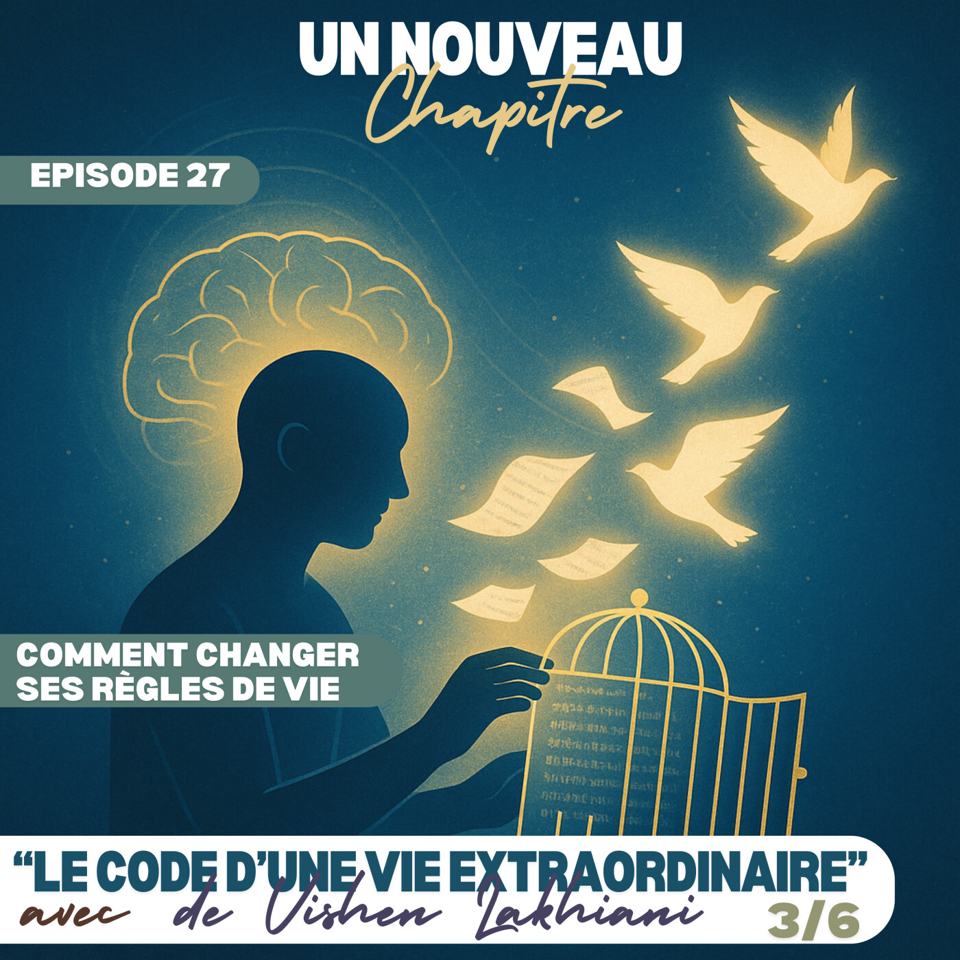 Ep #27 - Comment changer ses règles de vie avec  "Le Code d'une Vie Extraordinaire" de Vishen Lakhiani 03 episode artwork