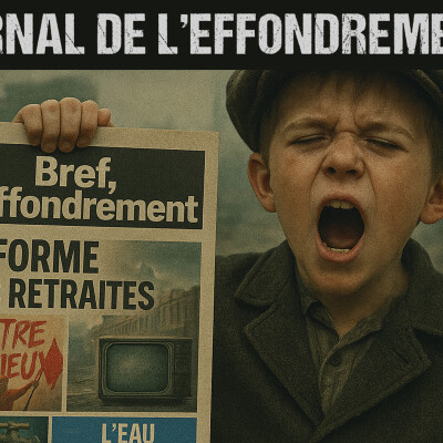 LA FRANCE S'EST EFFONDRÉE : RETRAITES, FIN D'INTERNET ET EAU POTABLE PRIVATISÉE cover