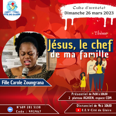 E.E.V-Cité de Gloire: Jésus, le chef de ma famille cover