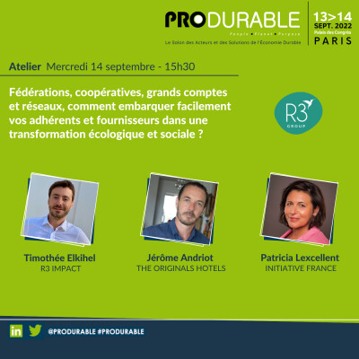R3 Group - Comment embarquer facilement vos adhérents et fournisseurs dans une transformation écologique et sociale ? cover