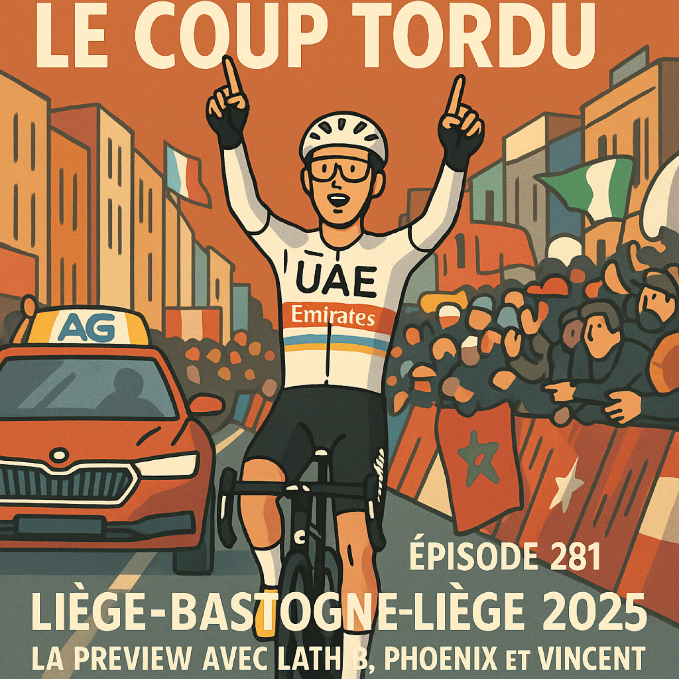 COUP TORDU - EPISODE 281 : LIEGE BASTOGNE LIEGE 2025 ! LA GRANDE PREVIEW episode artwork