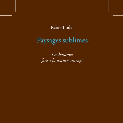 Remo Bodei - Paysages sublimes cover