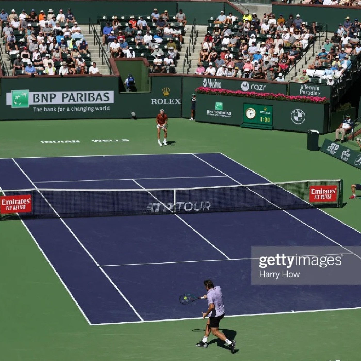 (Numéro en duo) - La valse des favoris dans le désert d'Indian Wells