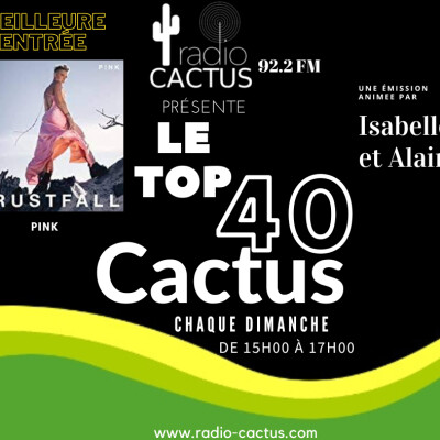 Top 40 Cactus du 20 août 2023. cover