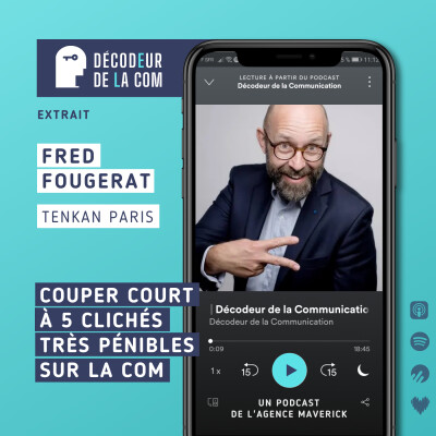 Couper Court à 5 Clichés sur la Com | Fred Fougerat, Tenkan Paris | Ext cover