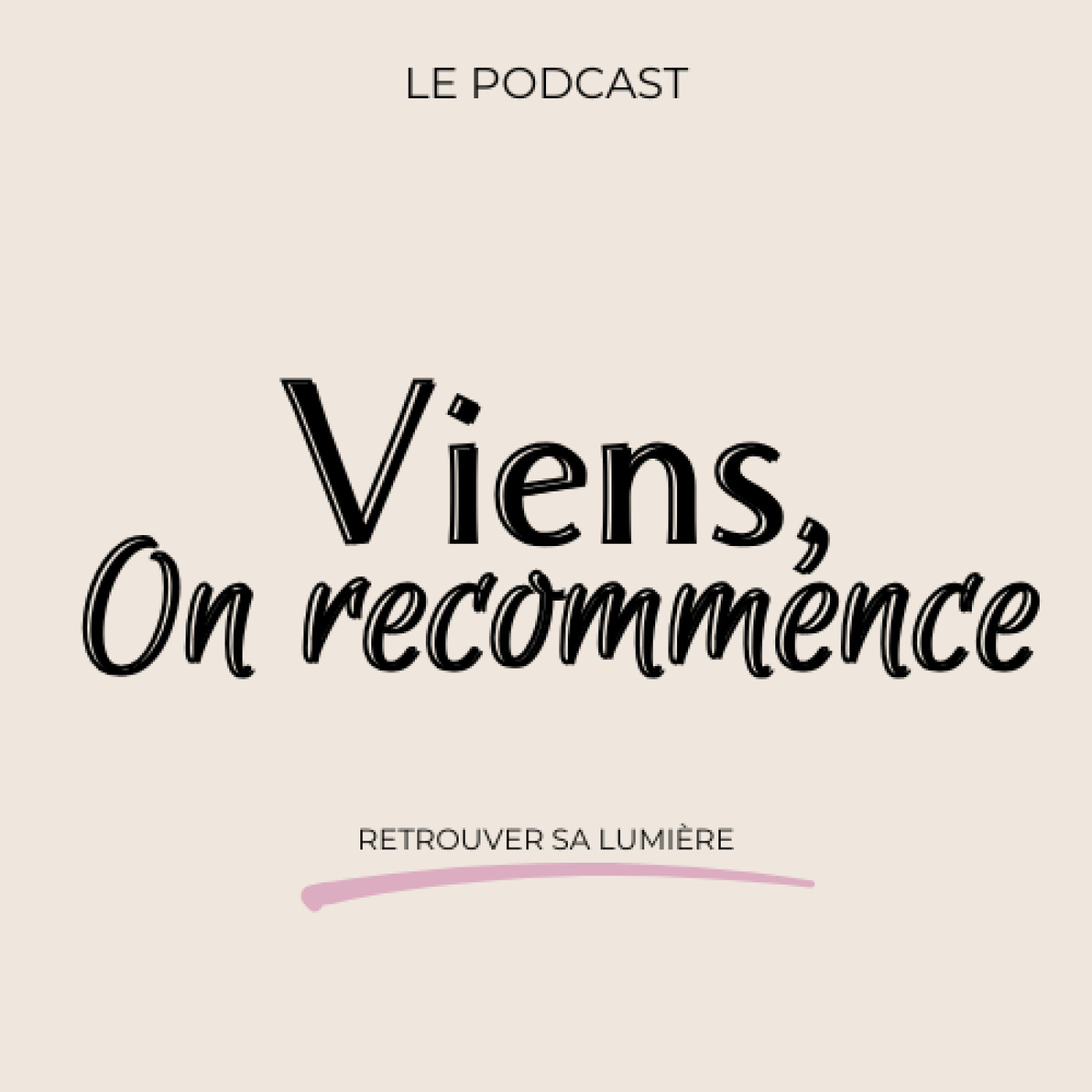 Viens, on recommence cover art