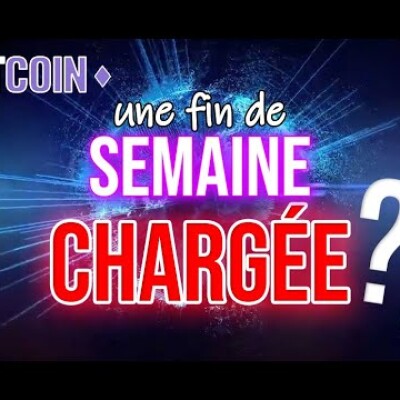 🚨BITCOIN : LA FIN DE SEMAINE VA ÊTRE IMPORTANTE ! ATTENTION A LA VOLATILITÉ - ANALYSE CRYPTO BTC cover