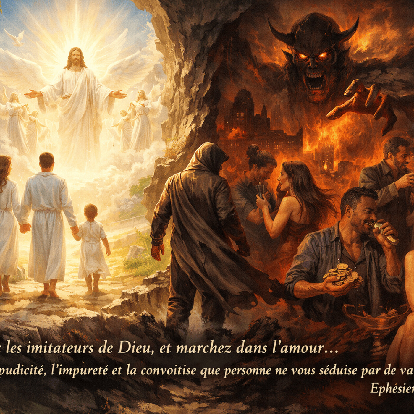 Ephésiens 5 : 1-7   L'Imitation de Dieu par la Grâce et la Sainteté episode artwork