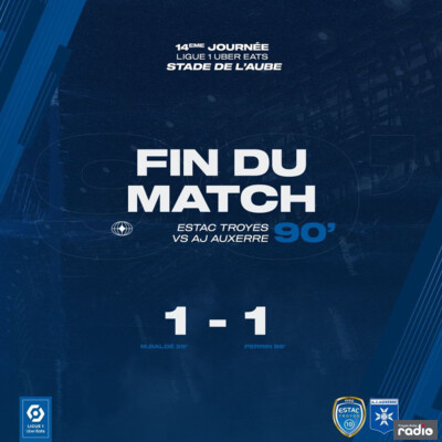 L'INFO DU JOUR - ESTAC vs AJ Auxerre cover