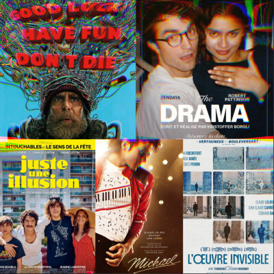AVRIL 2026 : 👰🏻‍♀️🤵🏻The Drama, 🎥L'oeuvre Invisible, 🤟🏻Good Luck, Have Fun, Don't Die, 🎤Michael & 🧑🏻‍👩🏻‍👦🏻 Juste une Illusion cover