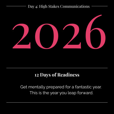 2026 Readiness Day 4 - High Stakes Communications cover