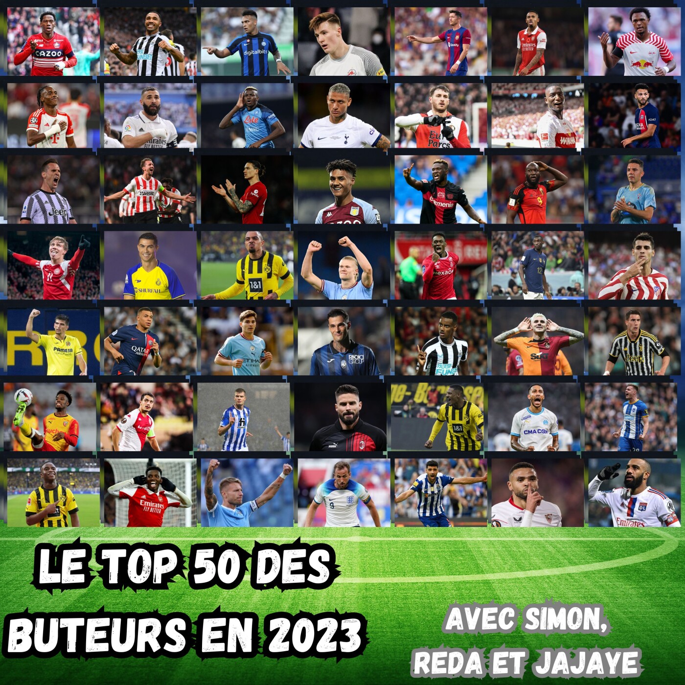 Quel est le top 50 des buteurs en 2023? L'intégrale