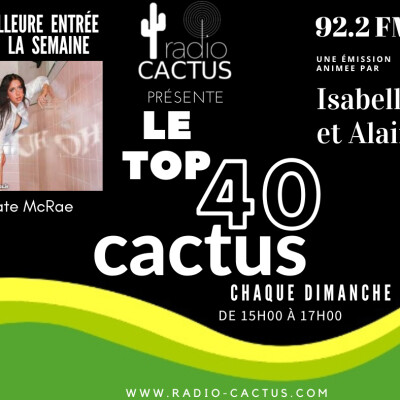 Top 40 Cactus du 22 janvier 2023. cover