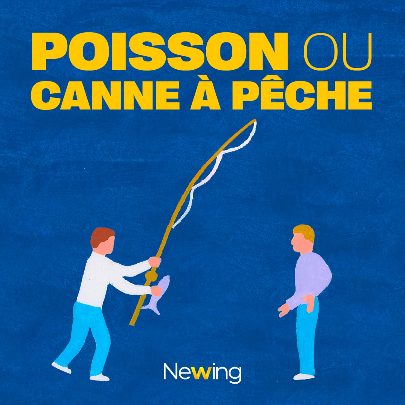 Poisson ou canne à pêche
