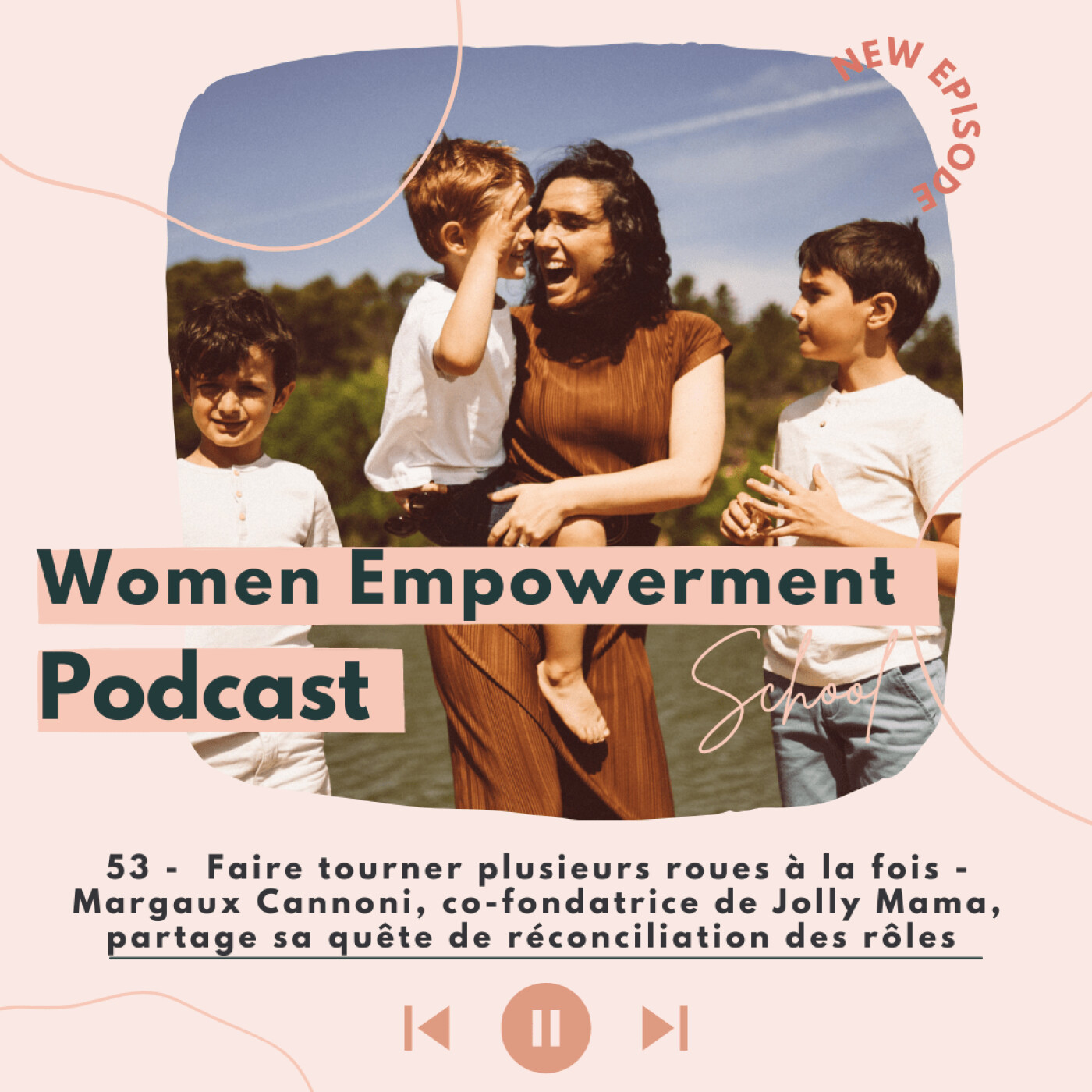 53. Faire tourner plusieurs roues à la fois - Margaux Cannoni, co-fondatrice de Jolly Mama, partage sa quête de réconciliation des rôles episode artwork