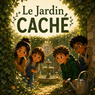 Le jardin caché: prendre soin de ce qui nous entoure l Histoire pour enfants et famille cover