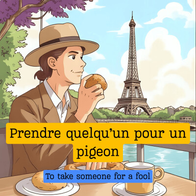 Prendre quelqu'un pour un pigeon cover