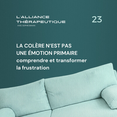 La colère n’est pas  une émotion primaire : comprendre et transformer la frustration E23 cover